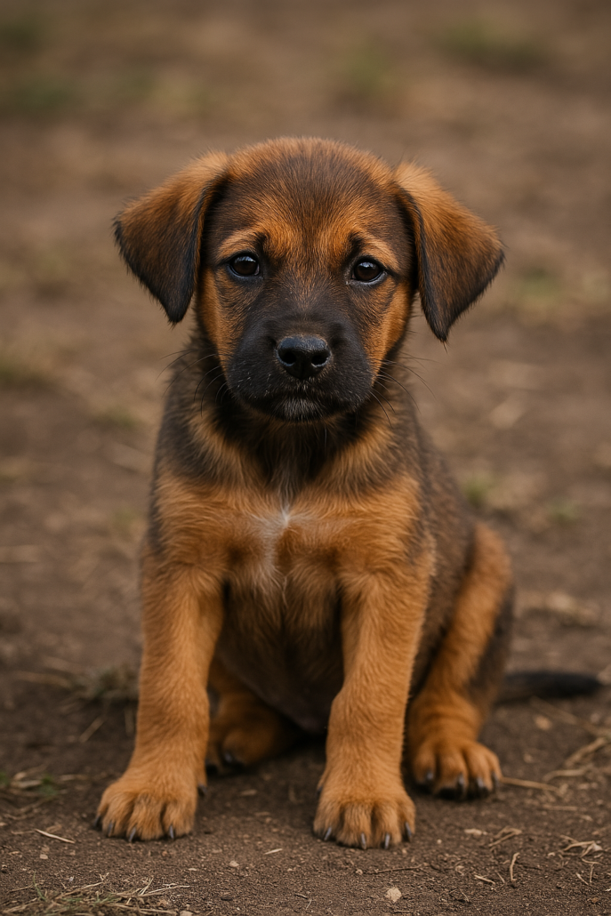 Hundewelpe muss gerettet werden aus dem ausland